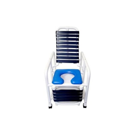 Mor-Medical International Mor Medical International Deluxe Reclining Shower Chair, Footrest, 335 lb. Capacity DNE-REC-335-FF-LR-PAIL